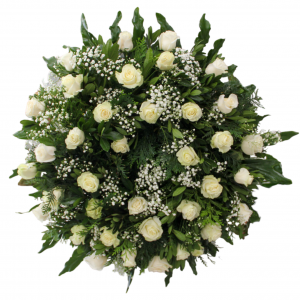 Coroa de Funeral em Tons Claros