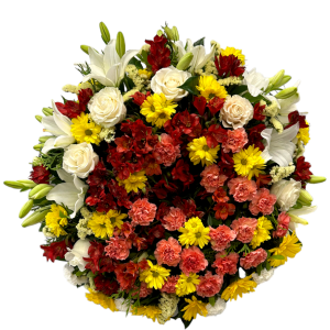 Coroa com Flores para Funeral - Cravos