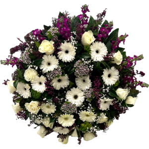 Coroa de Flores para Funeral -Gerberas e Rosas