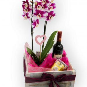 Box Orquídea Purple Wine