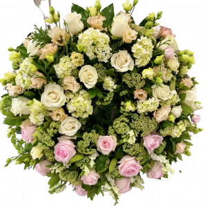 Coroa de Flores para Funeral - Rosas Eternas