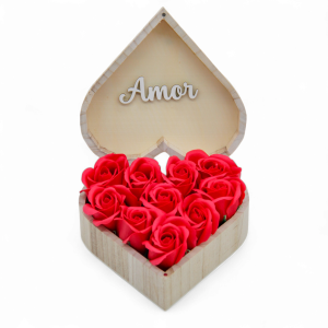 Rosas de Sabão em Caixa