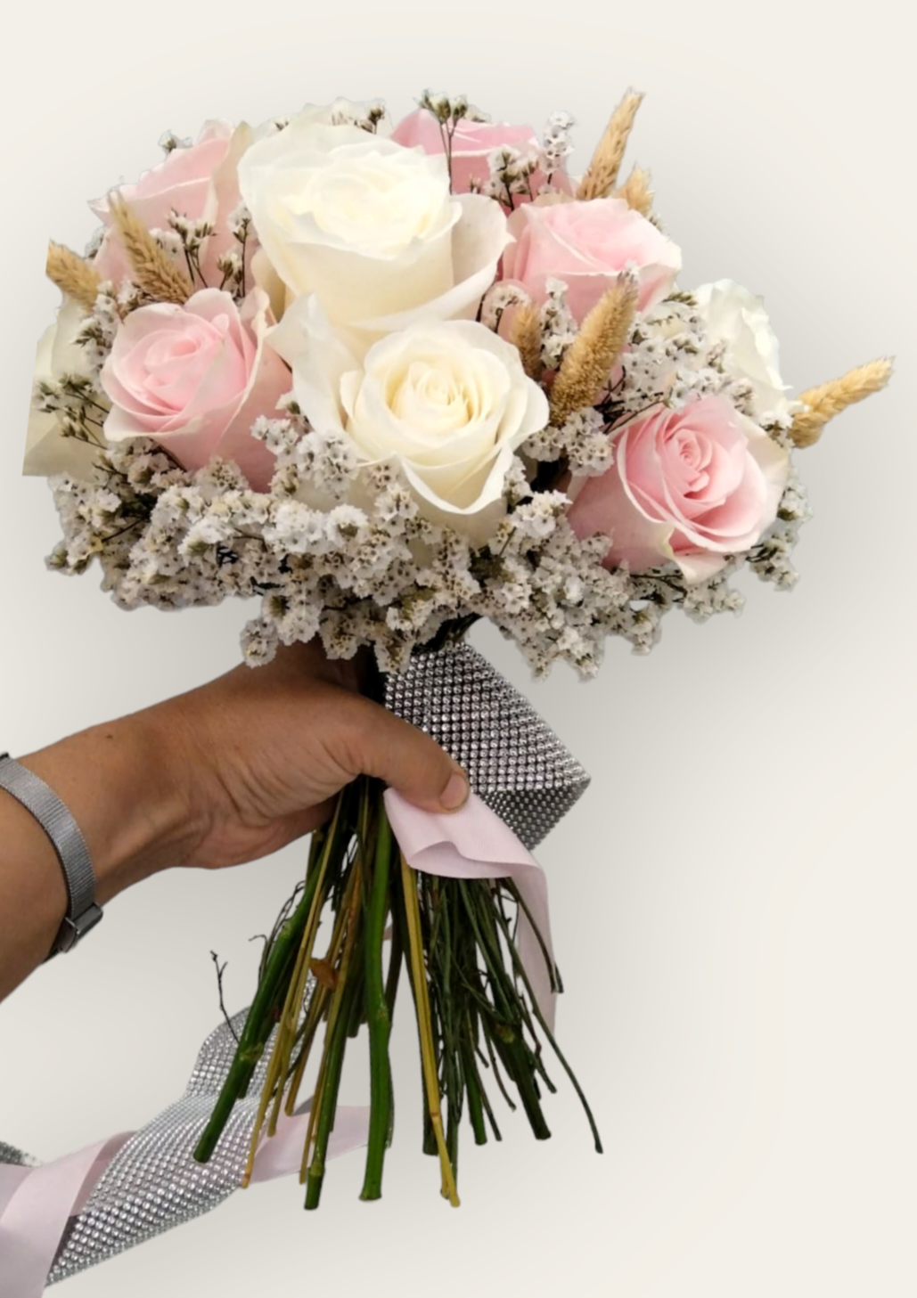 Ramo de noiva - Cor-de-rosa e Branco - Image 2