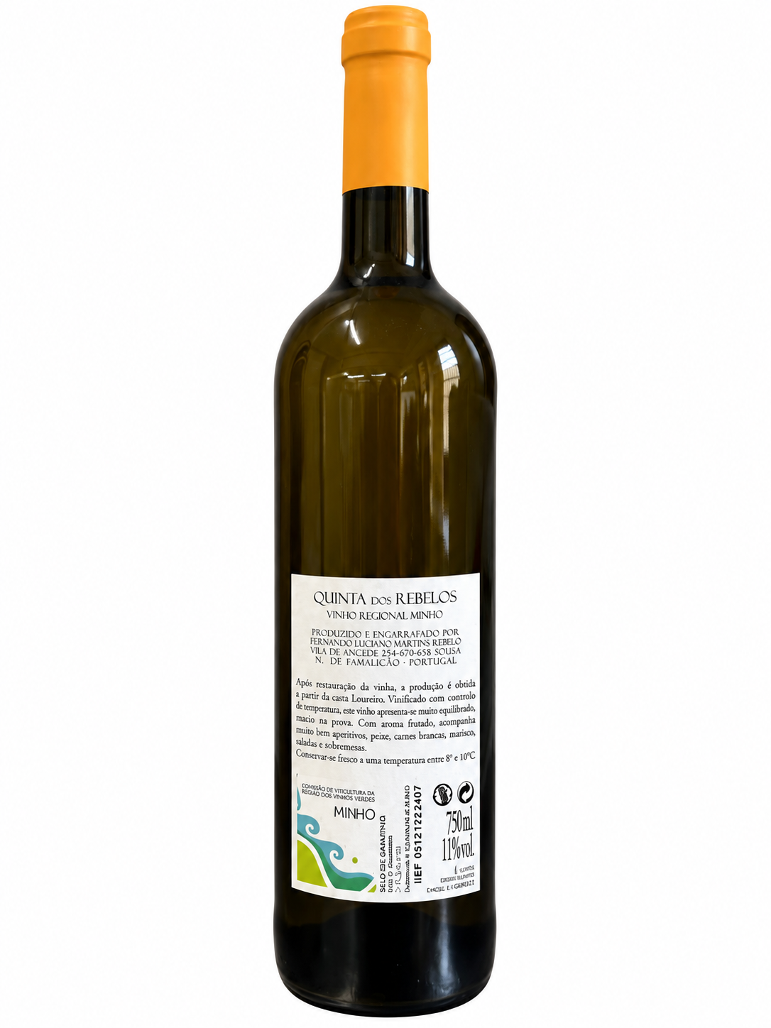 Vinho Quinta dos Rebelos Loureiro – Vinho Regional Minho - Image 2